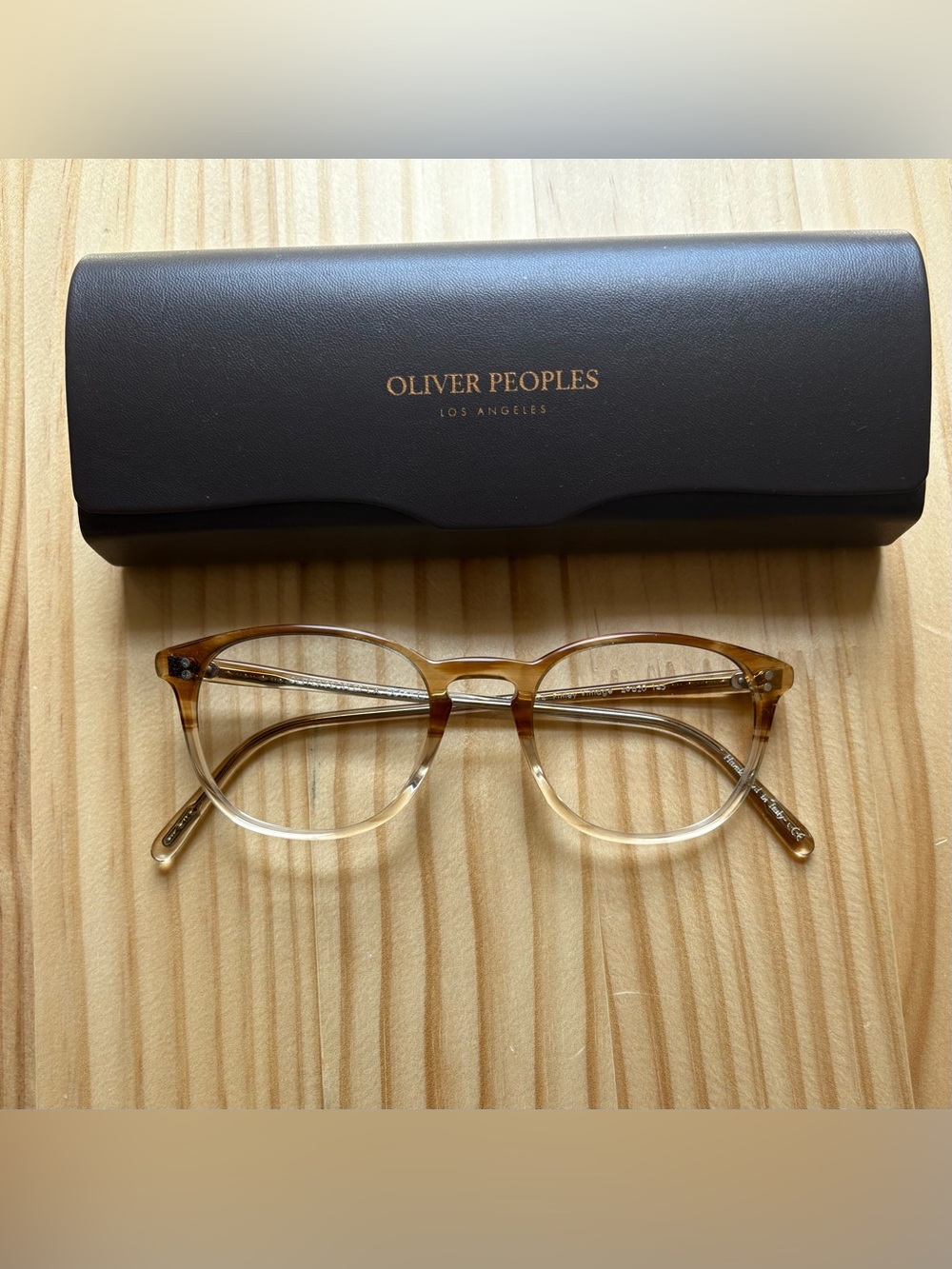 Oliver Peoples, Finley Vintage, 49-20-145, Vintage Honey, NWOT
